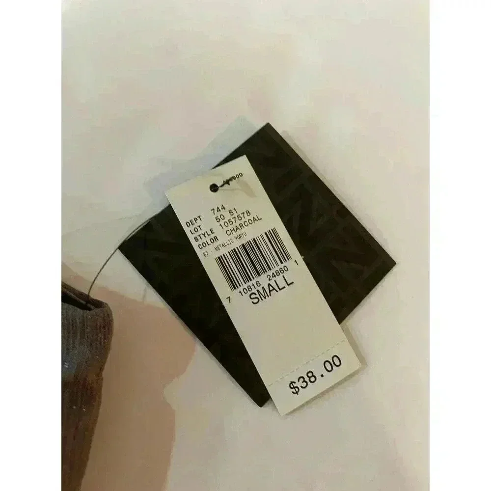 IZ Byer Women Charcoal Gray‎ Color with Rinstone Sleeveless Small Size NWT